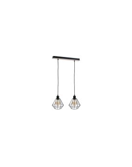 Lampa wisząca loftowa 2xE27 ATWOOD