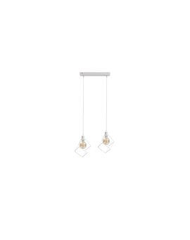 Lampa wisząca loftowa 2xE27 RUBEN WHITE