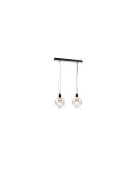 Lampa wisząca loftowa 2xE27 RUBEN WOOD