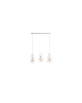 Lampa wisząca loftowa 3xE27 LEX WHITE