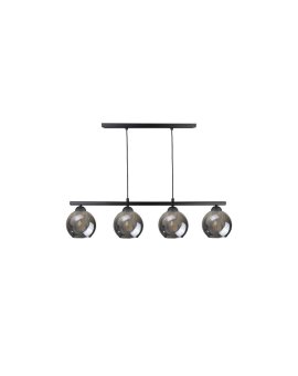 Lampa wisząca nowoczesna 4xE27 MINOR BLACK LONG