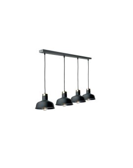 Lampa wisząca nowoczesna 4xE27 HEBE BLACK