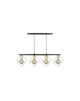 Lampa wisząca nowoczesna 4xE27 ARNICA BLACK/GOLD LONG
