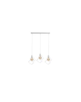 Lampa wisząca loftowa 3xE27 RUBEN WHITE