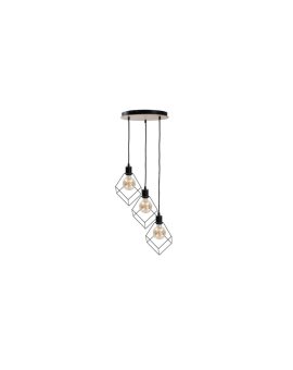 Lampa wisząca loftowa 3xE27 RUBEN WOOD
