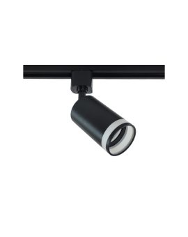 Lampa Szynowa na Żarówkę GU10 Ring Czarna Jednofazowa