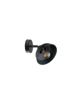 Spot nowoczesny 1xE27 FAUN BLACK