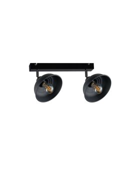 Spot nowoczesny 2xE27 FAUN BLACK