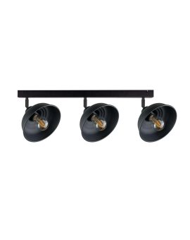Spot nowoczesny 3xE27 FAUN BLACK