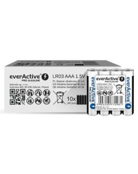 Baterie alkaliczne everActive Pro LR03 / AAA (kartonik) - 40 sztuk