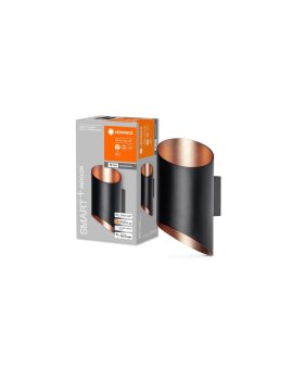 Inteligentna lampa ścienna kinkiet SMART + WIFI 12W ORBIS CYLINDRO BLACK LEDVANCE