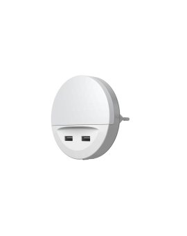 Lampka do Gniazdka Lampka Nocna z ŁADOWARKA USB 12W LUNETTA LEDVANCE