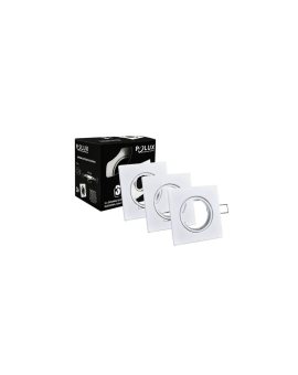 3x Oprawa ruchoma OPIN Goldlux kwadrat metal biała MR16 GU10