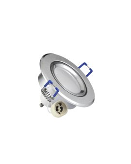 Oprawa sufitowa SUN OLAL srebrny piaskowany alu Goldlux + LED GU10 3.5W