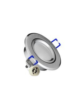 Oprawa sufitowa SUN OLAL srebrny szczotkowany alu Goldlux + LED GU10 3.5W