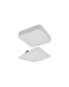 Oprawa downlight CCT 2w1 z ramka 24W 2200lm IP20 kwadrat biały EC61086