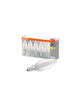 5PAK Żarówka LED E14 B35 4W = 40W 470lm 2700K Ciepła 300 Filament OSRAM
