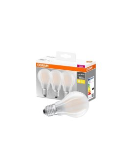 3PAK Żarówka LED E27 A60 7W = 60W 806lm 2700K Ciepła 300 Filament OSRAM Base