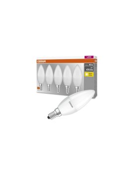 5PAK Żarówka LED E14 B35 5.7W = 40W 470lm 2700K Ciepła OSRAM Base