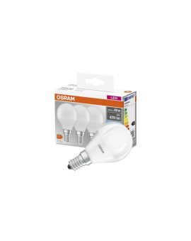 3PAK Żarówka LED E14 P45 5W = 40W 470lm 4000K Neutralna 300 OSRAM Base