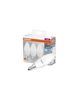 3PAK Żarówka LED E14 B35 5W = 40W 470lm 4000K Neutralna OSRAM