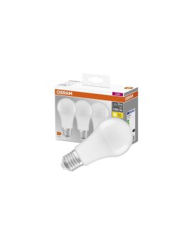 3PAK Żarówka LED E27 A60 10W = 75W 1055lm 2700K Ciepła 200 OSRAM Base