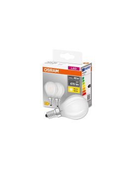 2PAK Żarówka LED E14 P45 4W = 40W 470lm 2700K Ciepła OSRAM Base