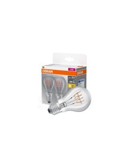 2x Żarówka Dekoracyjna LED E27 A60 5,9W = 48W 600lm 2700K Ciepła 320 Filament OSRAM