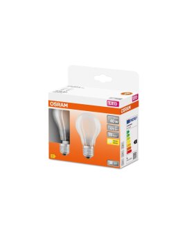 2x Żarówka LED E27 A60 4W = 40W 470lm 2700K Ciepła 300 Filament OSRAM STAR