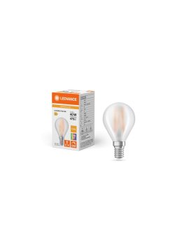Żarówka LED P45 E14 4.2W = 40W 470lm 2700K Ciepła Biała FILAMENT ŚCIEMNIALNA LEDVANCE