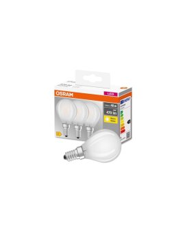 3PAK Żarówka LED E14 P45 4W = 40W 470lm 2700K Ciepła OSRAM Base