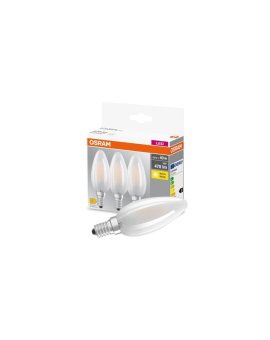 3PAK Żarówka LED E14 B35 4,5W = 40W 470lm 2700K Ciepła 300 Filament OSRAM