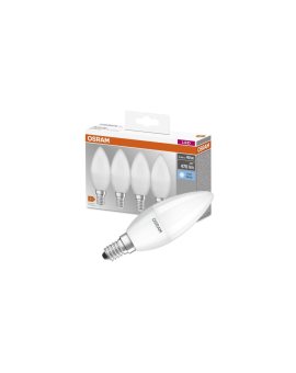 4PAK Żarówka LED E14 B35 5,5W = 40W 470lm 4000K Neutralna OSRAM Base