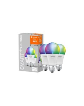3PAK Żarówka LED E27 A75 14W = 100W 1521lm CCT RGB SMART+ WiFi Ściemniala LEDVANCE