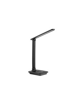 Lampka Biurkowa Nocna LED 8W CCT 3in1 3000-6500K Szkolna Czarna VINTO GOLDLUX (Polux)