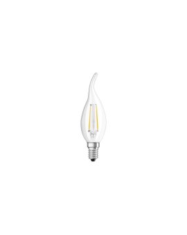 Żarówka LED E14 BA35 CL 4W = 40W 470lm 2700K Ciepła 300 Filament OSRAM SUPERSTAR Ściemnialna