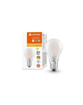 Żarówka LED E27 A60 5,8W = 60W 806lm 4000K Neutralna 300 CRI90 Filament Mleczna Ściemnialna LEDVANCE Superior