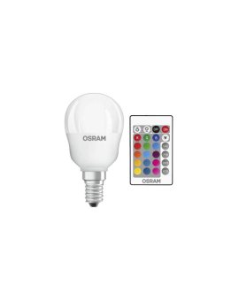 Żarówka LED E14 P45 4.5W = 25W 250lm RGBW 200 OSRAM Star + PILOT