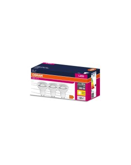 3PAK Żarówka LED GU10 4,5W = 50W 350lm 3000K Ciepła 36 OSRAM Value