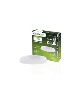 Plafon LED Lampa Sufitowa Natynkowa 36W 4000K 3820lm 106lm/W CELIS Okrągły IP44 ALS LUMILED