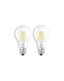 2Pak Żarówka LED E27 A60 6,5W = 60W 806lm 2700K Ciepła 300 Filament OSRAM STAR