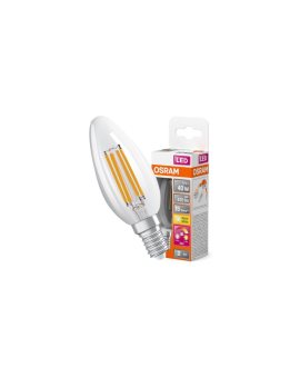 Żarówka LED E14 B40 4W = 40W 470lm 2200-2700K Ciepła 300 Filament Ściemnialna OSRAM Superstar