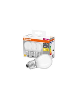 3PAK Żarówka LED E27 P45 4W = 40W 470lm 2700K Ciepła 300 OSRAM