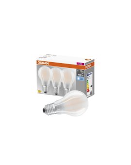 3PAK Żarówka LED E27 A60 6,5W = 60W 806lm 4000K Neutralna 300 Filament OSRAM BASE