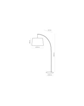 Lampka biurkowa w stylu modernistycznym, regulowane przeguby K-MT-COSMO CHROM Kaja Lighting