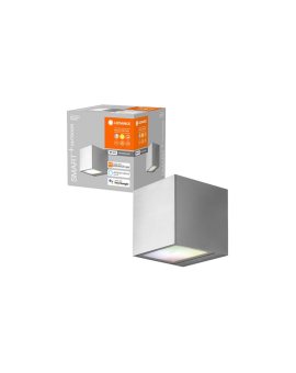 Inteligentny kinkiet elewacyjny LEDVANCE WIFI SMART+ BRICK WALL SILVER GREY 14W 550 lm LEDVANCE