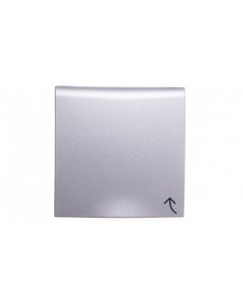 B.Kwadrat/B.7 Płytka czołowa gniazda z/u z pokrywą z przesłonami styków aluminium 3965838994