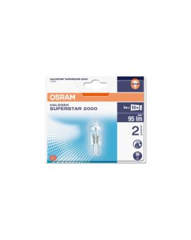 2x Żarówka LED halogen G4 8W = 10W 95lm 2700K Ciepła 100CRI 360 12V OSRAM HALOSTAR Ściemnialna
