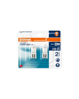 2x Żarówka Halogenowa G9 20W 235lm 2700K OSRAM HALOPIN