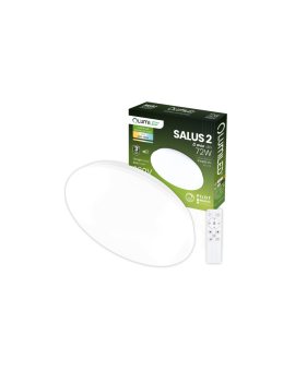 Plafon LED Lampa Sufitowa Natynkowa SALUS2 72W IP44 CCT Biały Okrągły 50cm + PILOT LUMILED